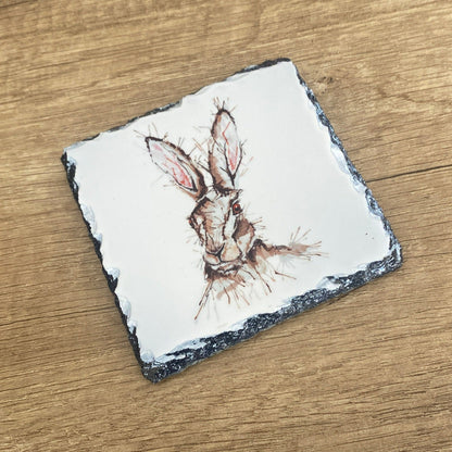 Hare-Slate coaster