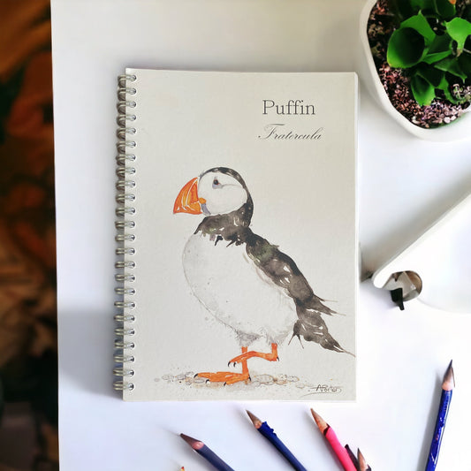 'Have a Puffin Good Day' A5 Notebook