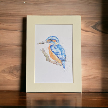 'Catch of the Day' Kingfisher Artwork Print
