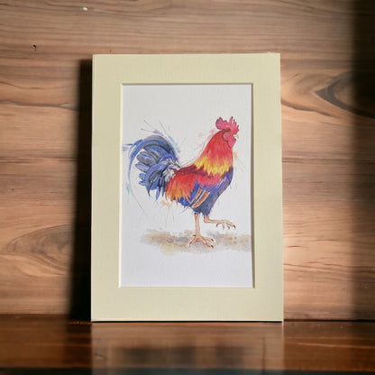 'Handsome Chap' Rooster Artwork Print