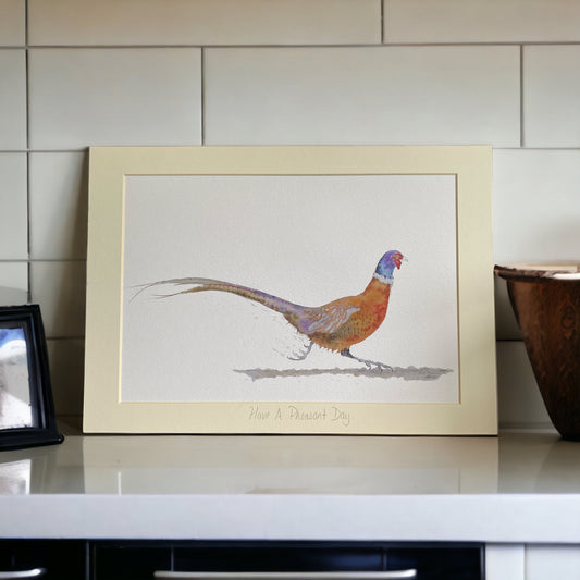 'Have a Pheasant Day' Limited Edition Artwork Print