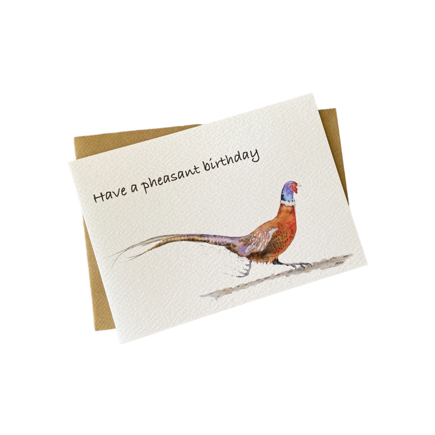 Have a Pheasant Birthday Card