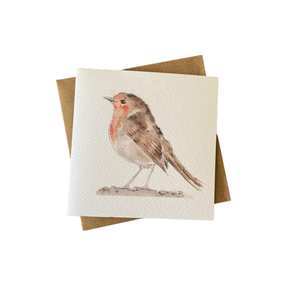 'Red Robin' Greetings Card