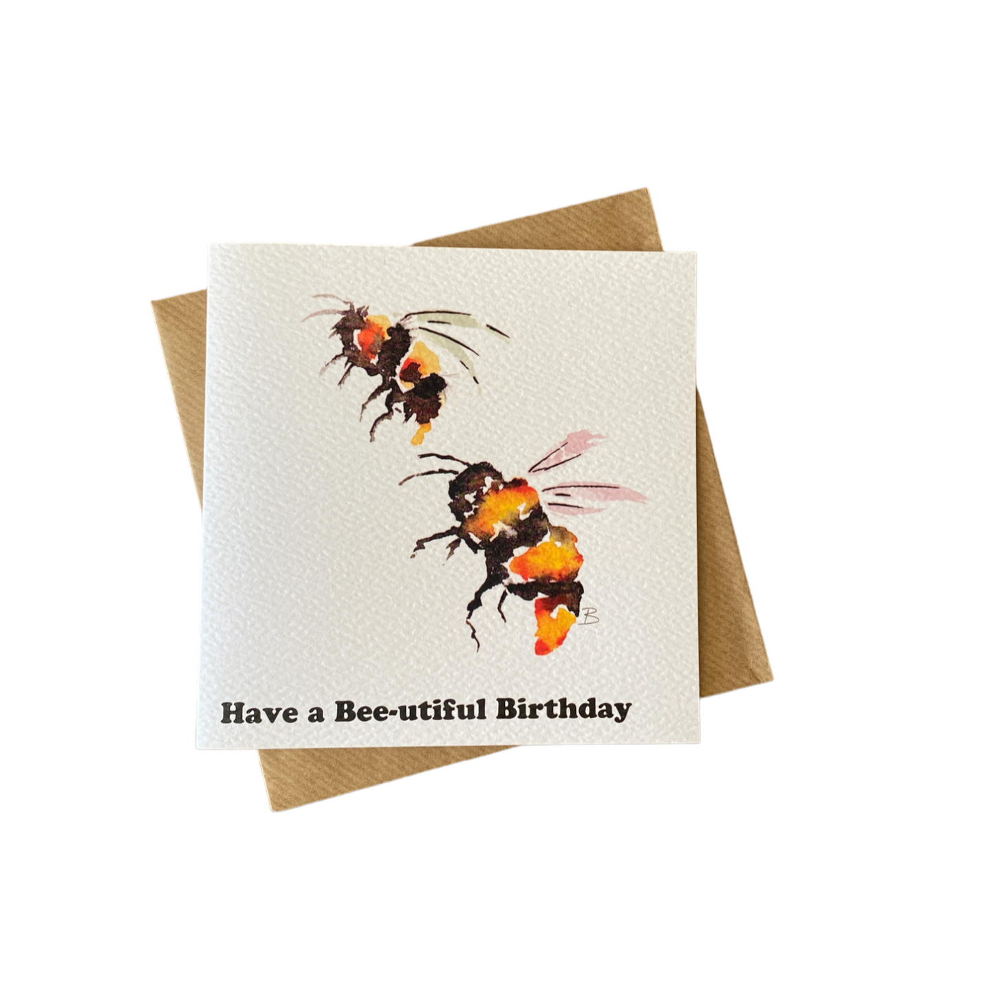 'Have a Bee-utiful Birthday' Funny Bee Birthday Card