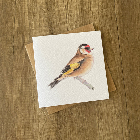 Goldfinch blank card