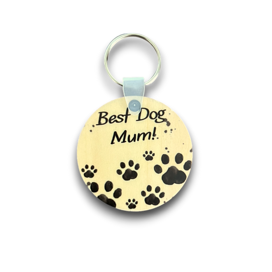 Best Dog Mum keychain
