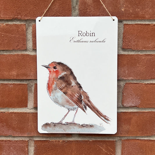 'Red Robin' - Decorative Metal Wall Sign