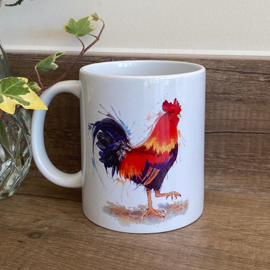 Handsome chap-rooster-mug-farm animal