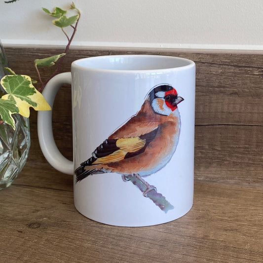 sweet gold-goldfinch-bird-mug