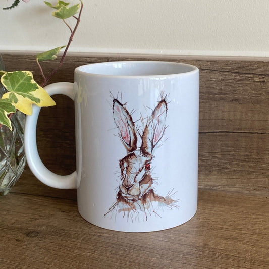 brown hare-hare-european-mug-ceramic-homeware