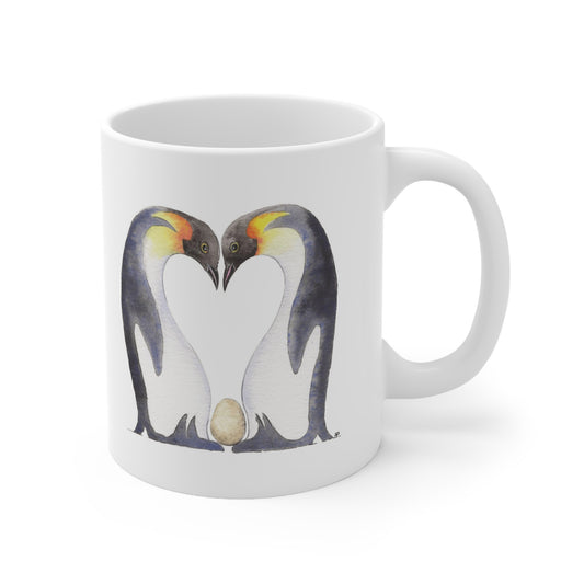 'Penguins in Love' Valentines Ceramic Coffee/Tea Mug