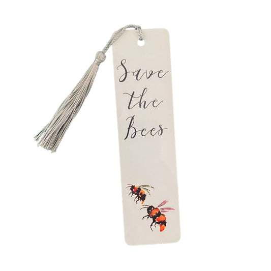 'Save the Bees' Metal Bookmark